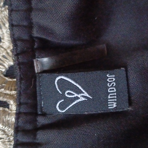 2/$70 Black Strapless Dress with Gold Detailing - Fits Size XS - Picture 6 of 8